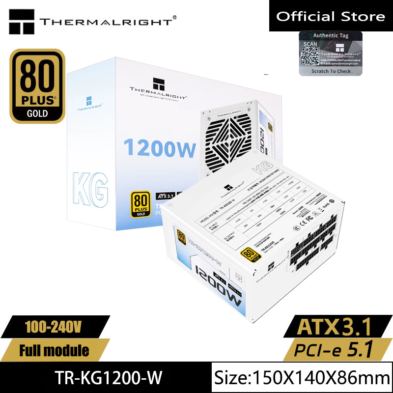 Thermalright TR-KG1200-W/1000- – 1000W White Modular Power Supply recenzja i cena
